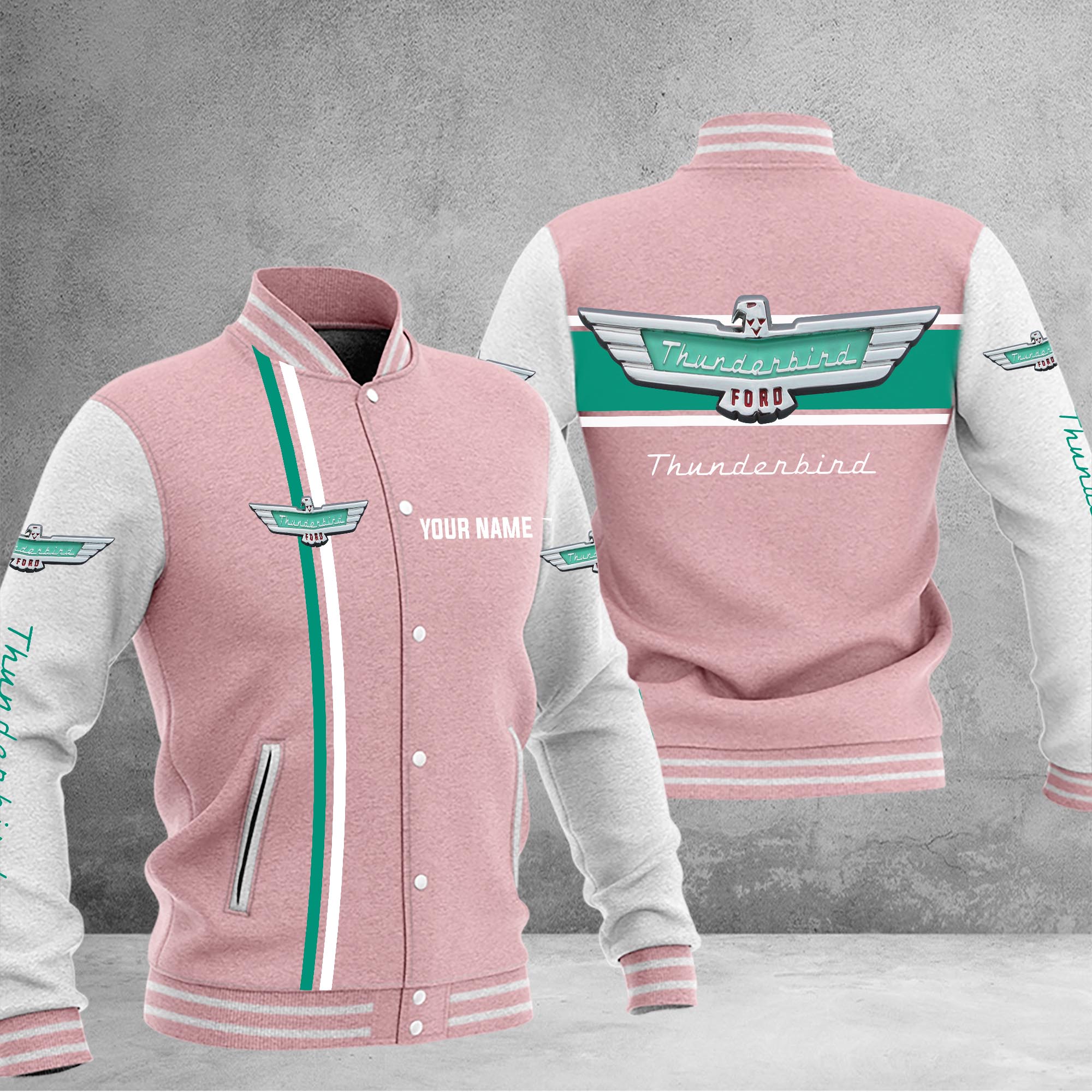 Thunderbird Baseball Jacket - Famjoys Thunderbird Baseball Jacket - Famjoys