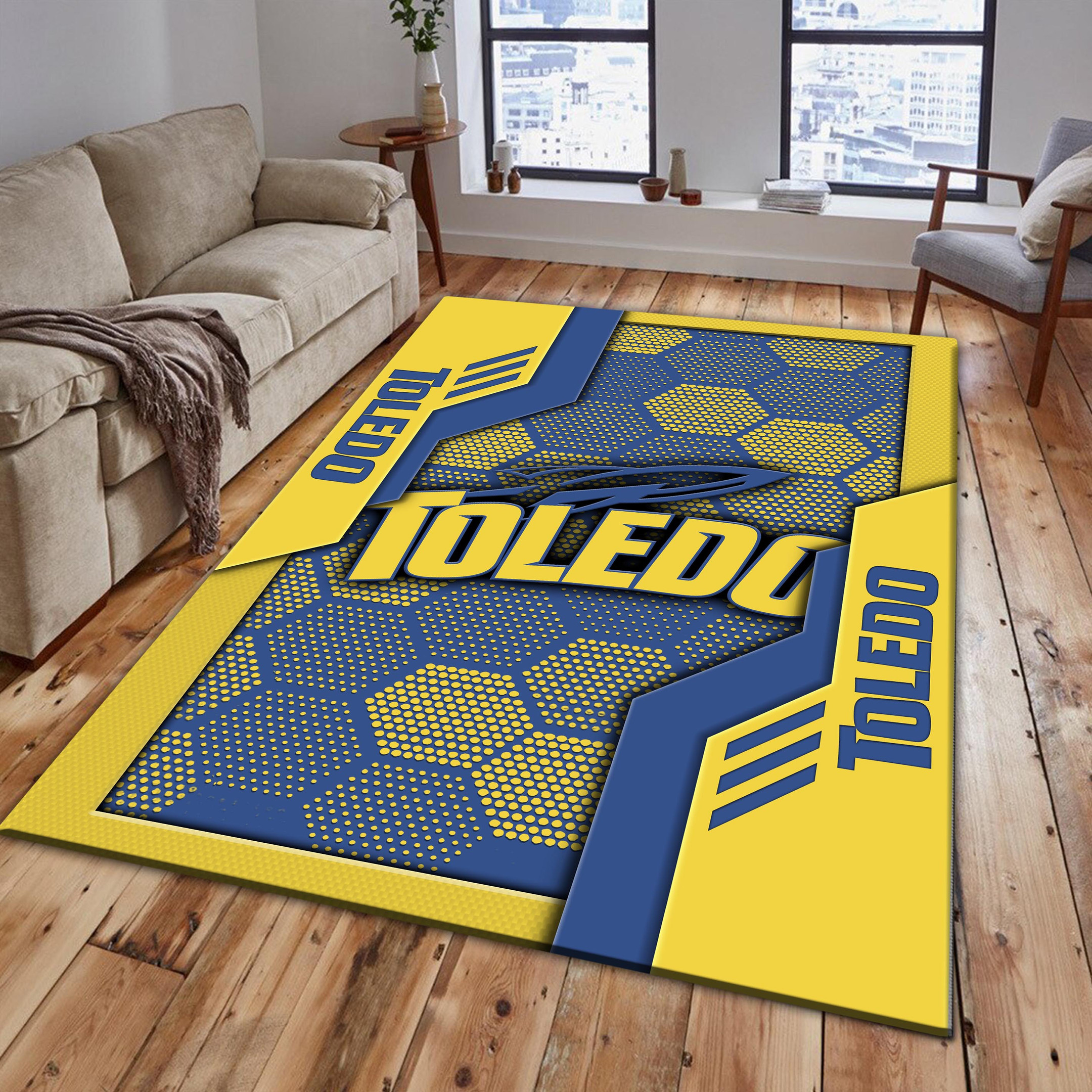 Toledo Rockets Area Rugs 3776 - Famjoys Toledo Rockets Area Rugs 3776 - Famjoys
