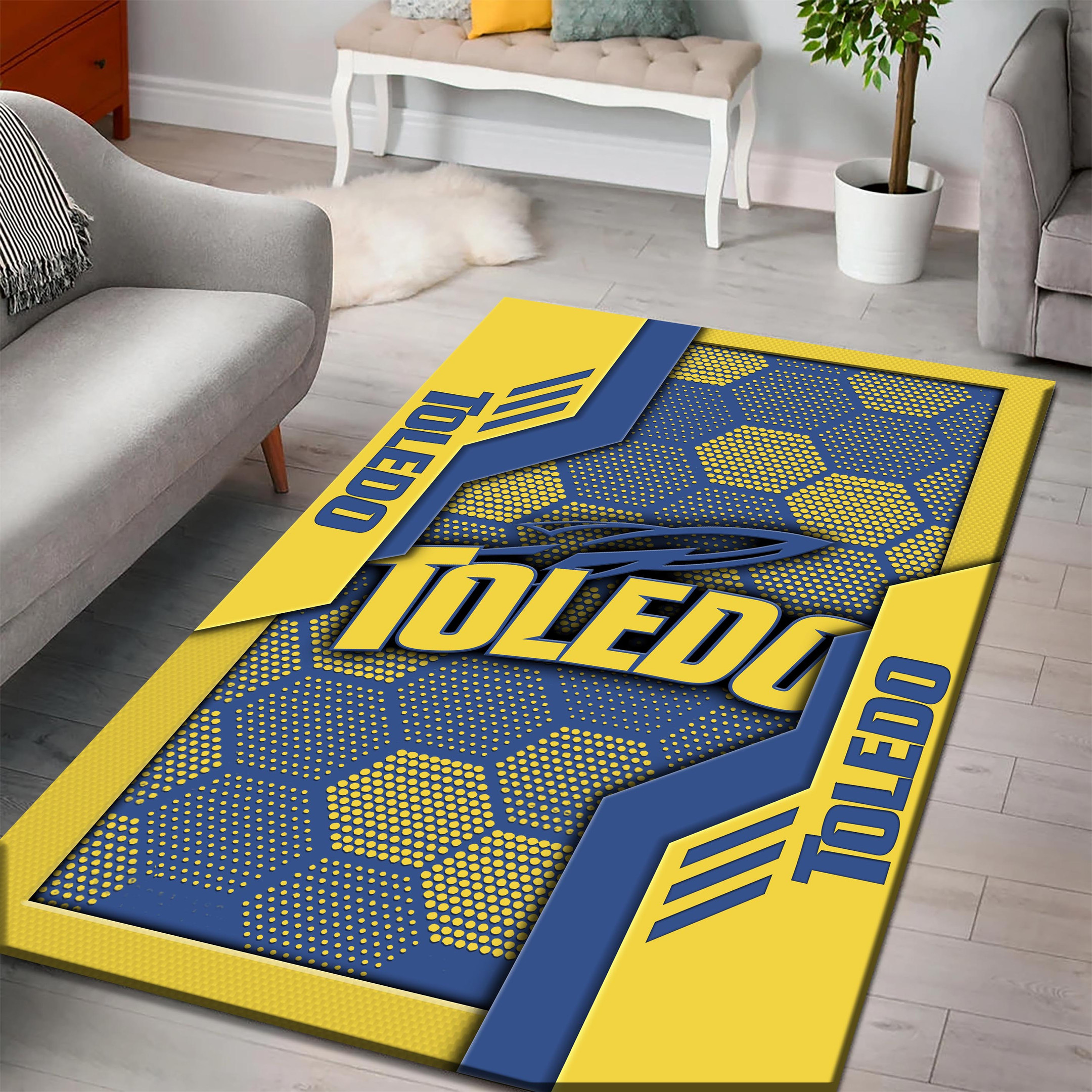 Toledo Rockets Area Rugs 3776 - Famjoys Toledo Rockets Area Rugs 3776 - Famjoys