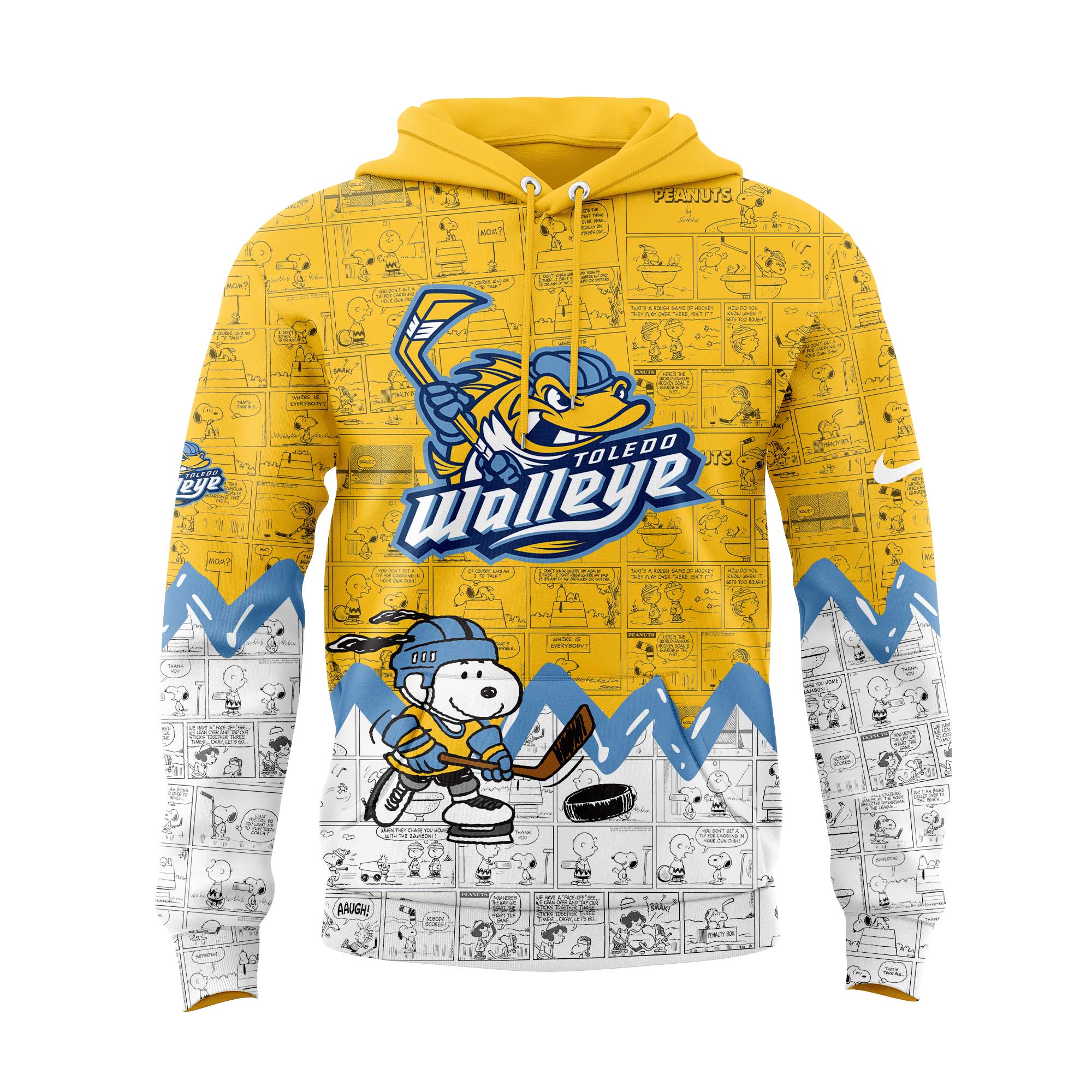 Toledo Walleye Anniversary of Hoodie - Famjoys Toledo Walleye Anniversary of Hoodie - Famjoys