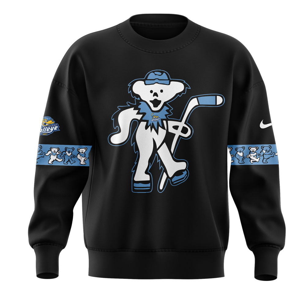 Toledo Walleye Grateful Dead Night Sweatshirt V2+NT22122425ID10DS11 - Famjoys Toledo Walleye Grateful Dead Night Sweatshirt V2+NT22122425ID10DS11 - Famjoys