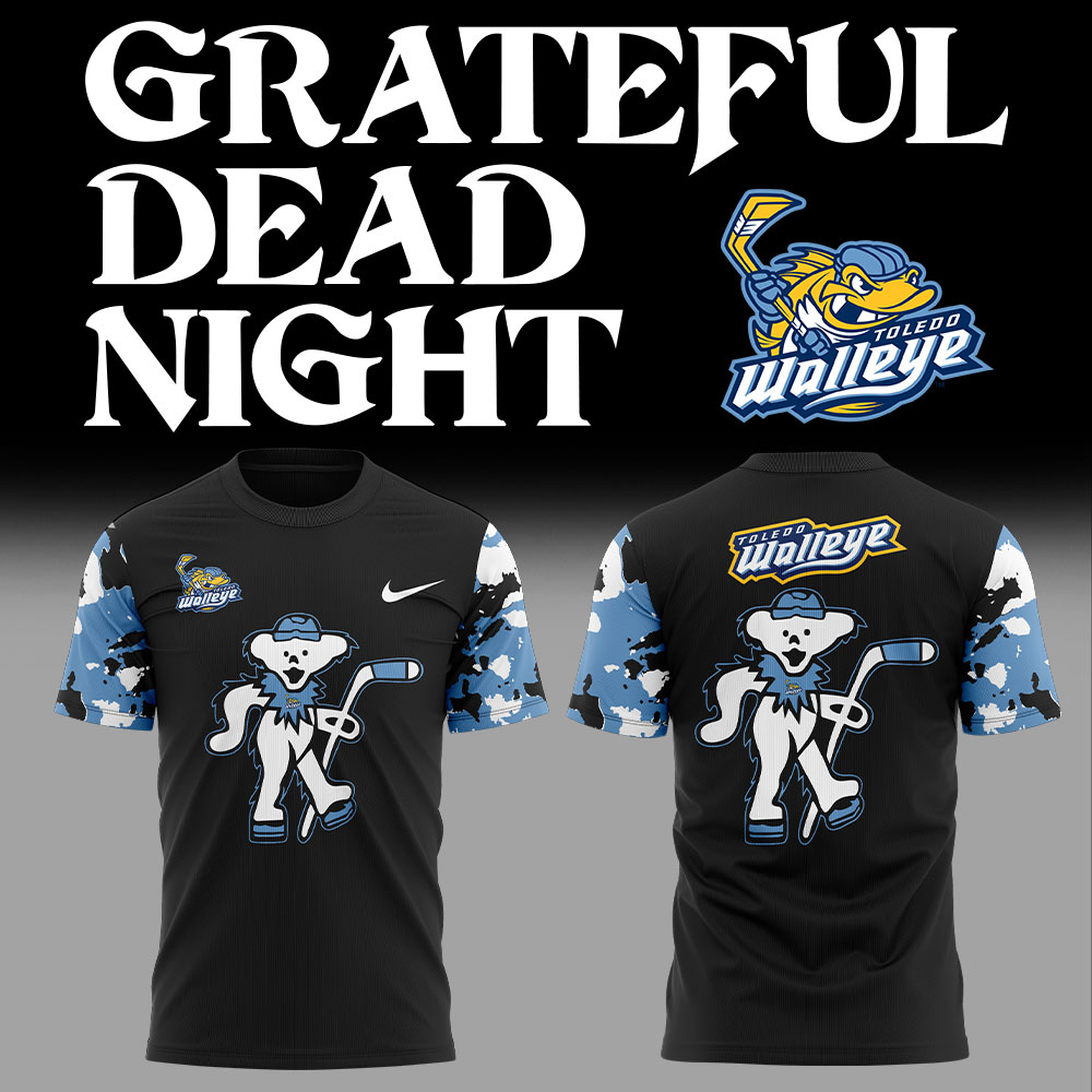 Toledo Walleye Grateful Dead Night Tshirt Set+NT22122414ID10DS11 - Famjoys Toledo Walleye Grateful Dead Night Tshirt Set+NT22122414ID10DS11 - Famjoys