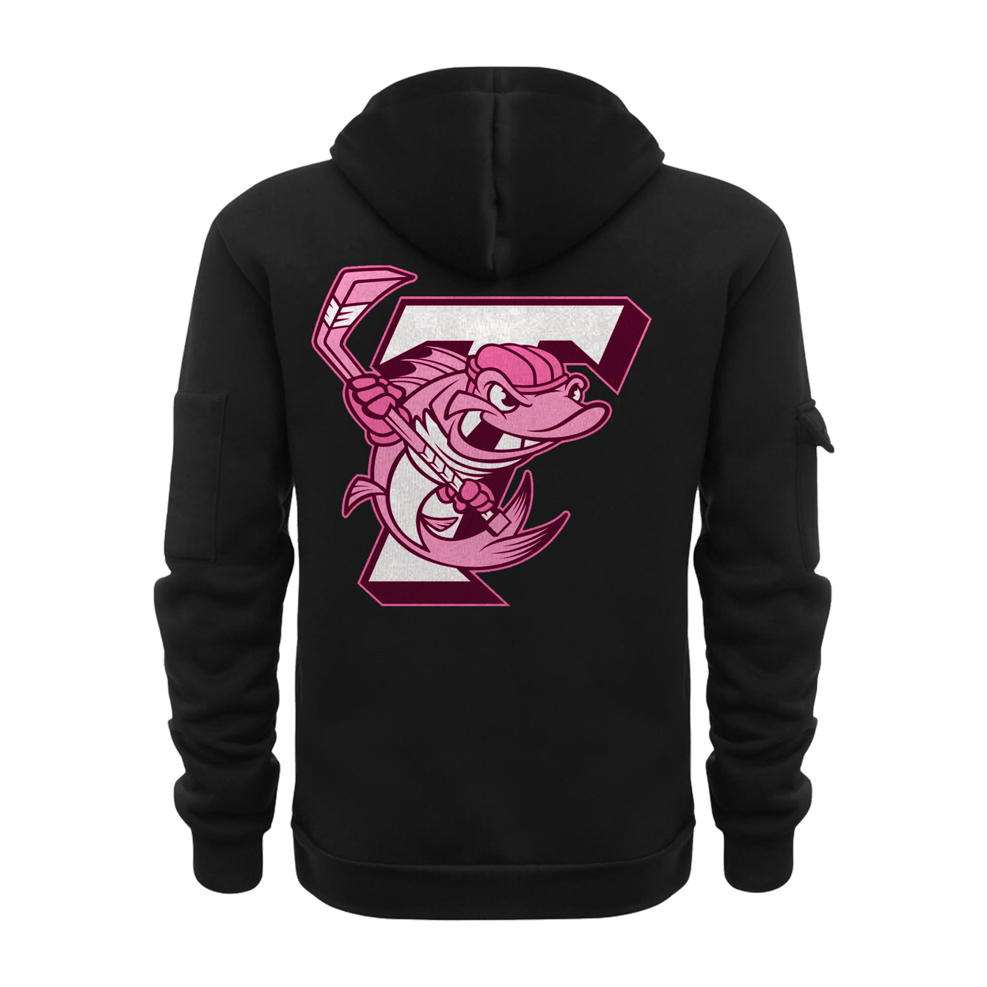 Toledo Walleye x 2025 Pink in the Rink Heavy Hoodie - Famjoys Toledo Walleye x 2025 Pink in the Rink Heavy Hoodie - Famjoys