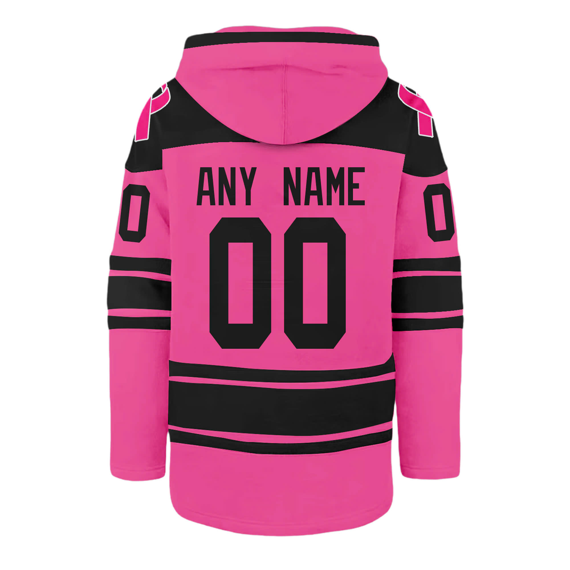 Toledo Walleye x 2025 Pink in the Rink Premium Custom Lace up Hoodie - Famjoys Toledo Walleye x 2025 Pink in the Rink Premium Custom Lace up Hoodie - Famjoys