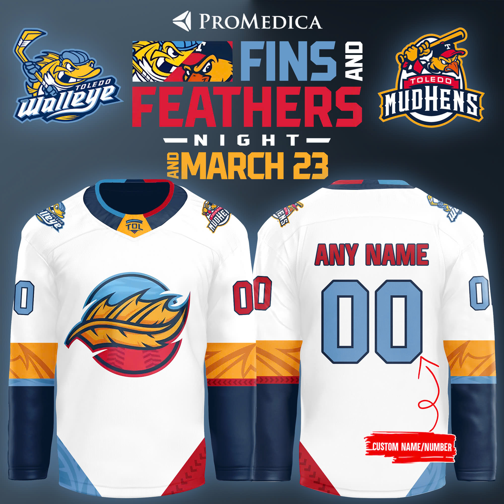 Toledo Walleye x Fins & Feathers New Jersey - Famjoys Toledo Walleye x Fins & Feathers New Jersey - Famjoys