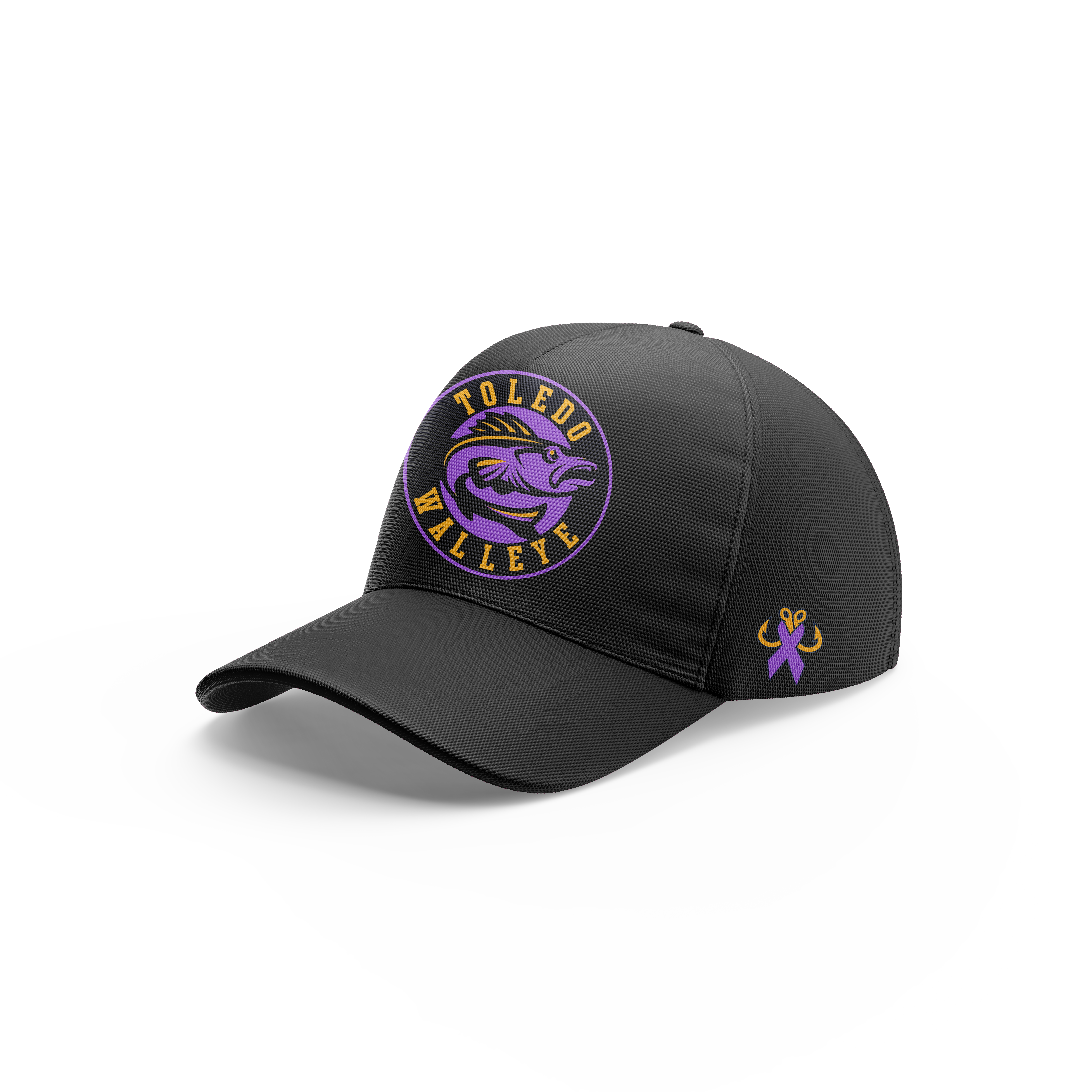 Toledo Walleye x Hockey Fight Cancer Night Cap - Famjoys Toledo Walleye x Hockey Fight Cancer Night Cap - Famjoys