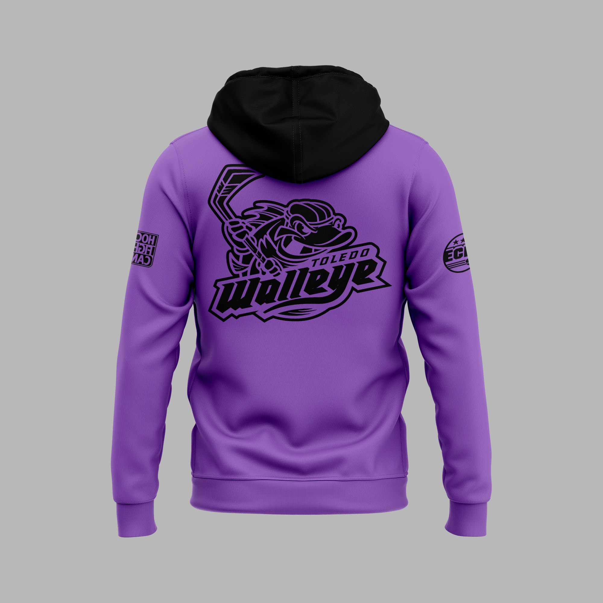 Toledo Walleye x Hockey Fights Cancer Pullover Hoodie - Famjoys Toledo Walleye x Hockey Fights Cancer Pullover Hoodie - Famjoys