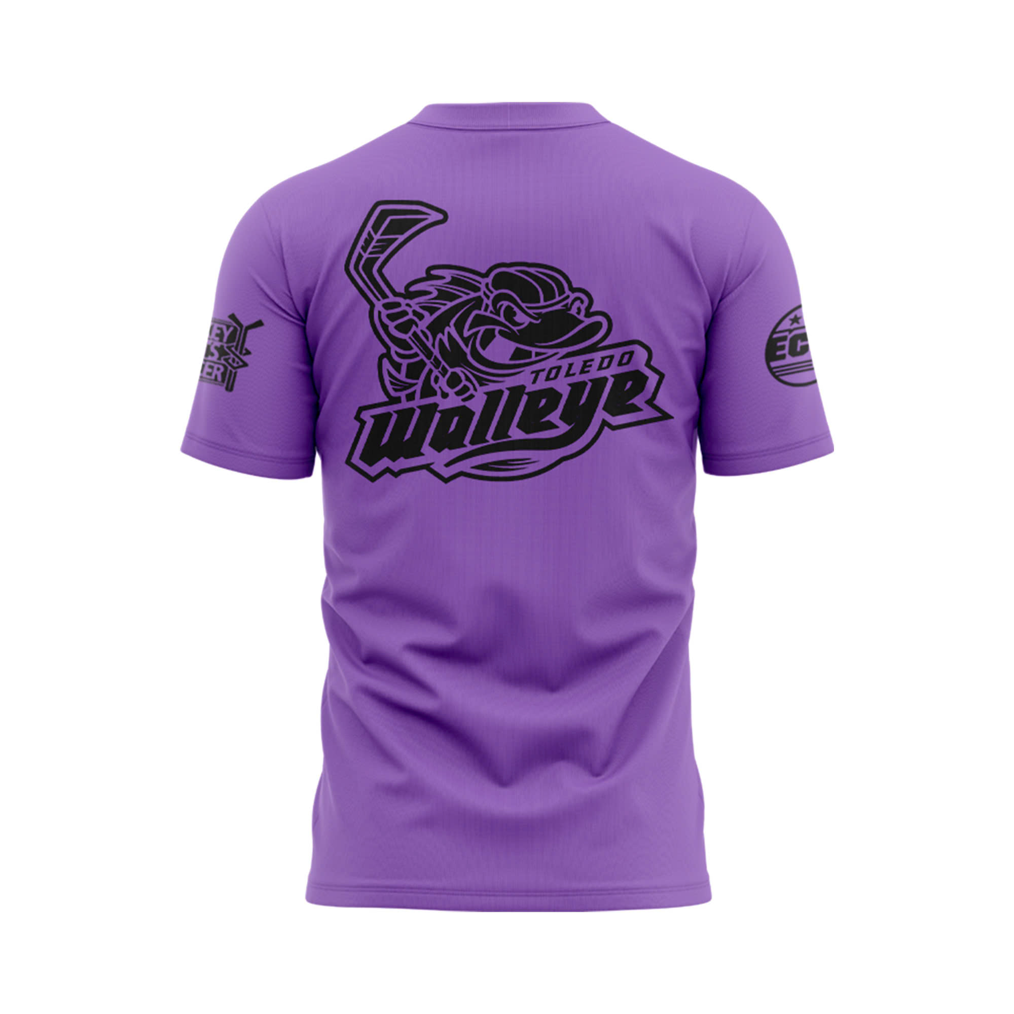 Toledo Walleye x Hockey Fights Cancer T shirt - Famjoys Toledo Walleye x Hockey Fights Cancer T shirt - Famjoys