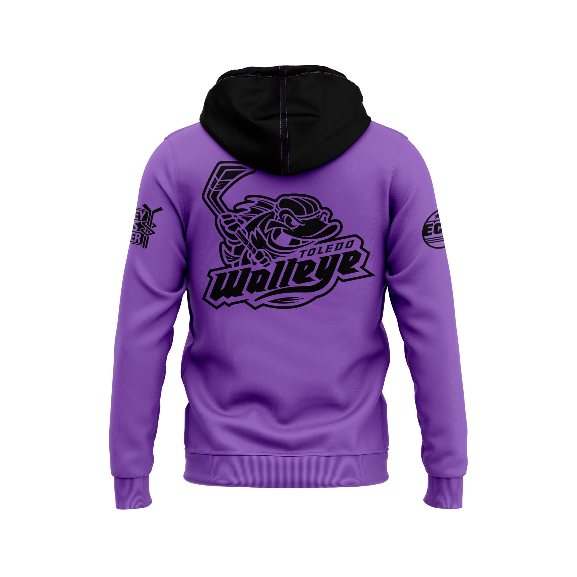 Toledo Walleye x Hockey Fights Cancer Zip Hoodie - Famjoys Toledo Walleye x Hockey Fights Cancer Zip Hoodie - Famjoys