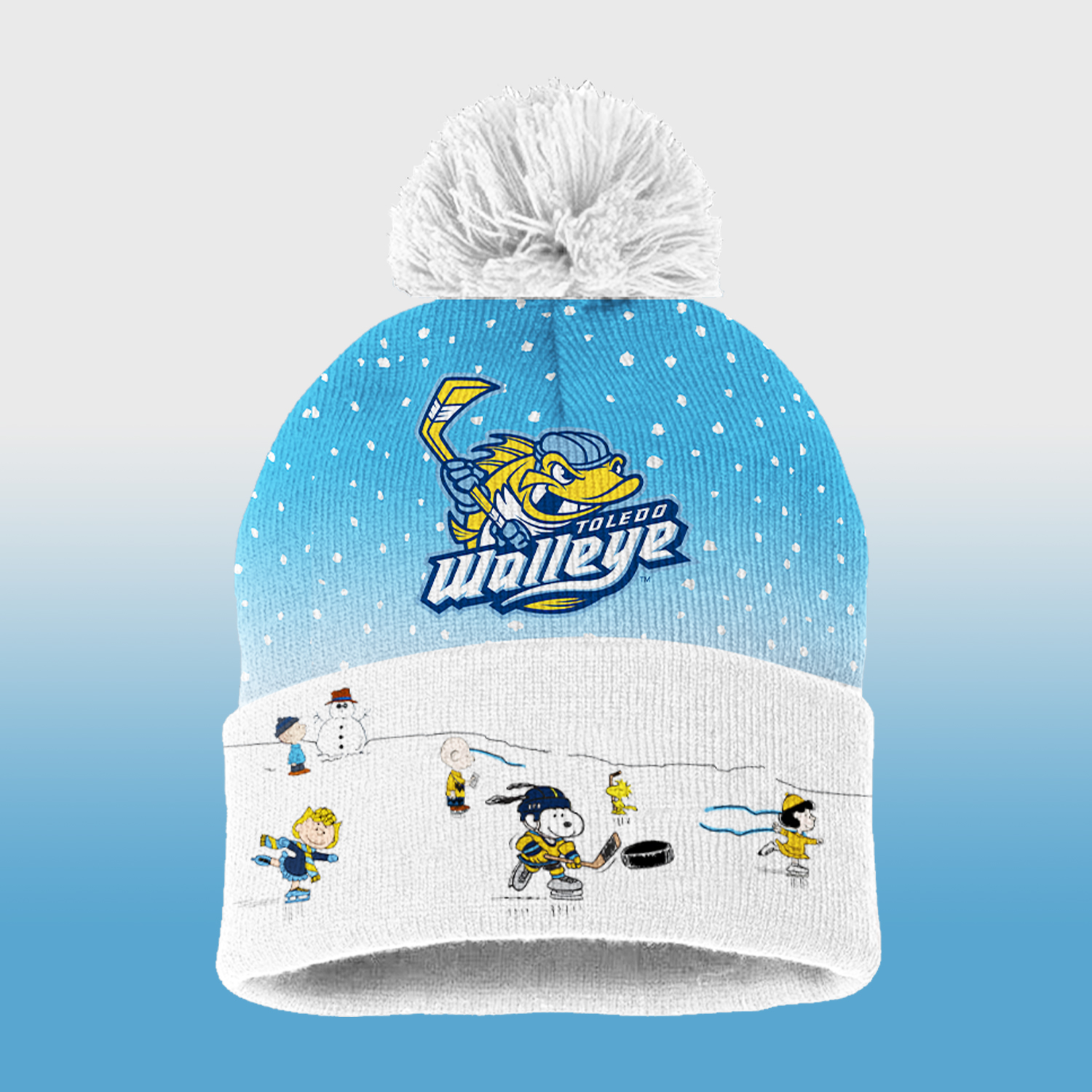 Toledo Walleye x Night Bobble Hat - Famjoys Toledo Walleye x Night Bobble Hat - Famjoys