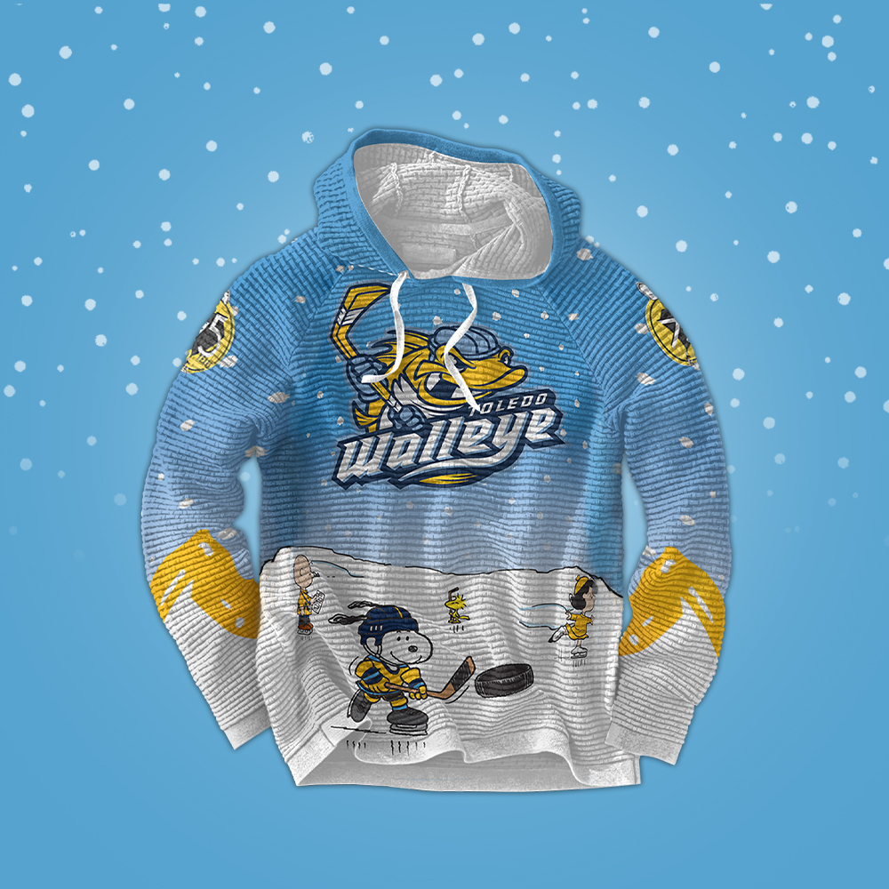Toledo Walleye x Night Hoodie - Famjoys Toledo Walleye x Night Hoodie - Famjoys