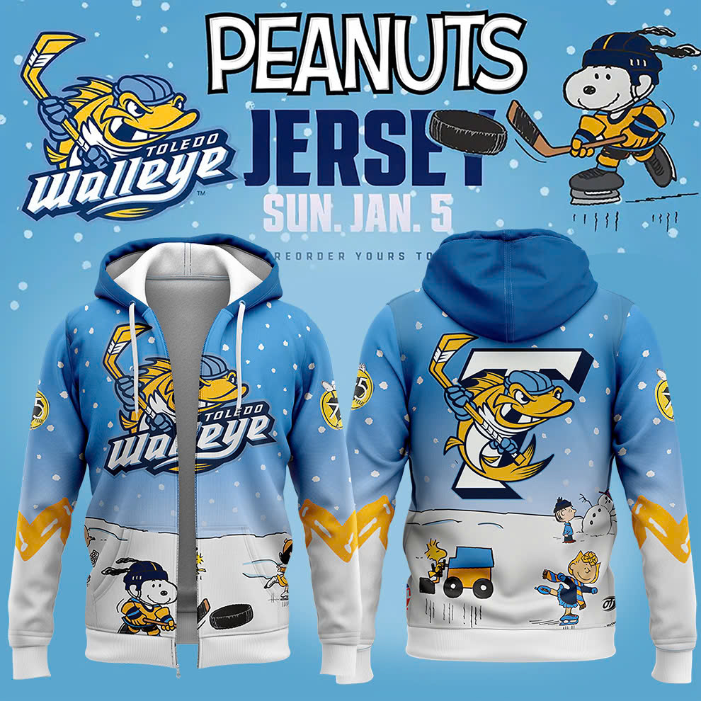 Toledo Walleye x Night Pullover Zip Hoodie - Famjoys Toledo Walleye x Night Pullover Zip Hoodie - Famjoys