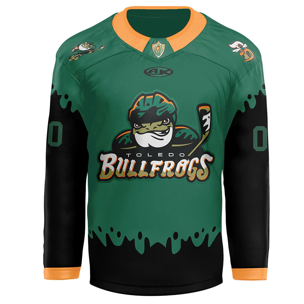 Toledo Walleye x Toledo Bullfrogs New Custom Jersey - Famjoys Toledo Walleye x Toledo Bullfrogs New Custom Jersey - Famjoys