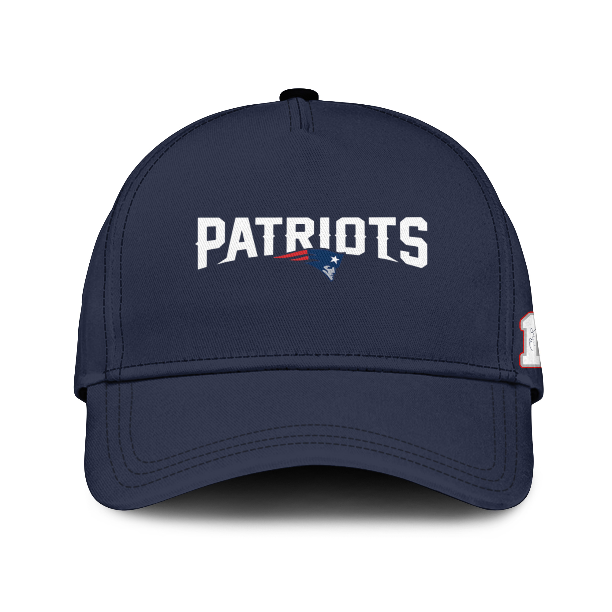 Tom Brady Navy Autographed TShirt - Famjoys Tom Brady Navy Autographed TShirt - Famjoys
