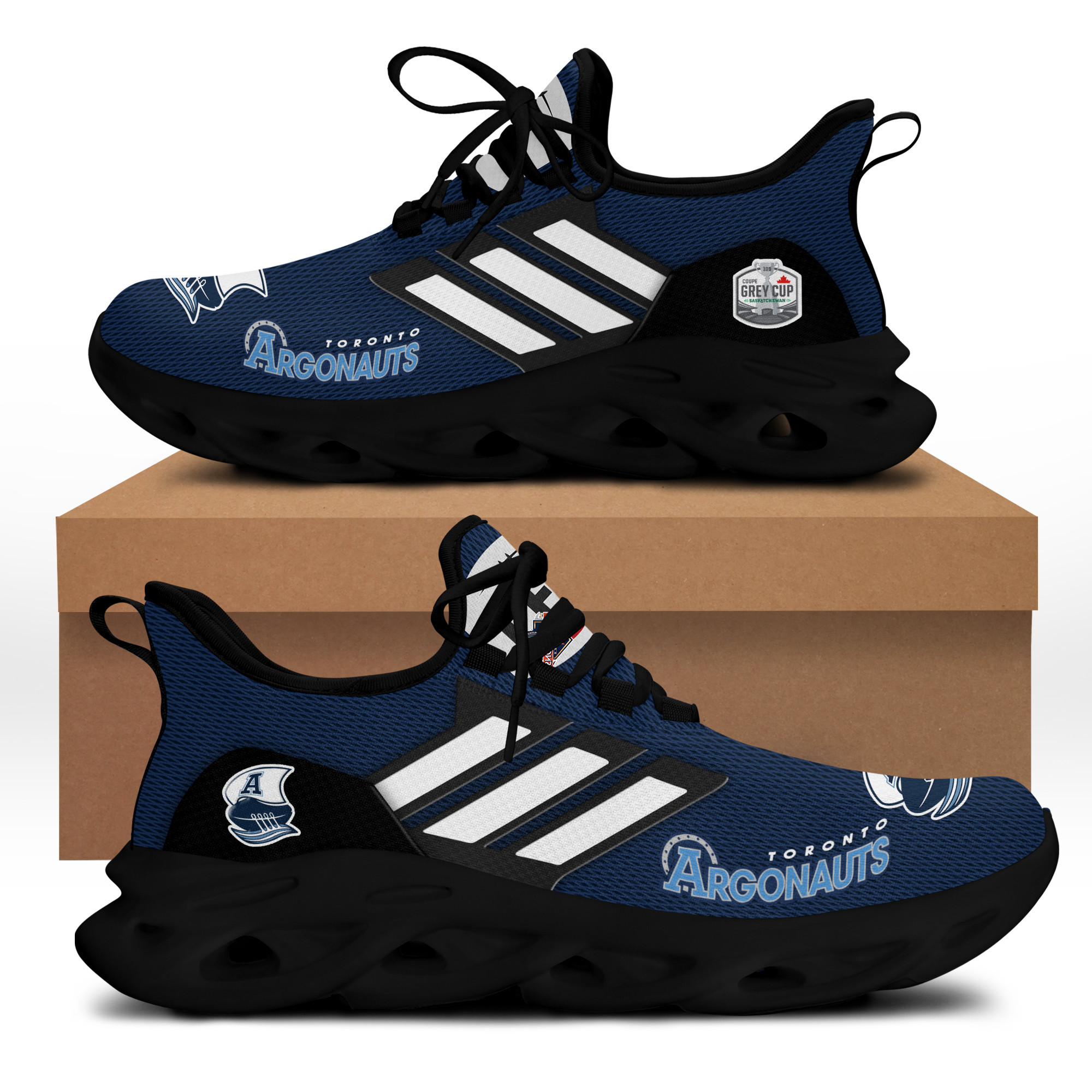 Toronto Argonauts 109 Grey Cup Champions RN Shoes Ver 2 - Famjoys Toronto Argonauts 109 Grey Cup Champions RN Shoes Ver 2 - Famjoys