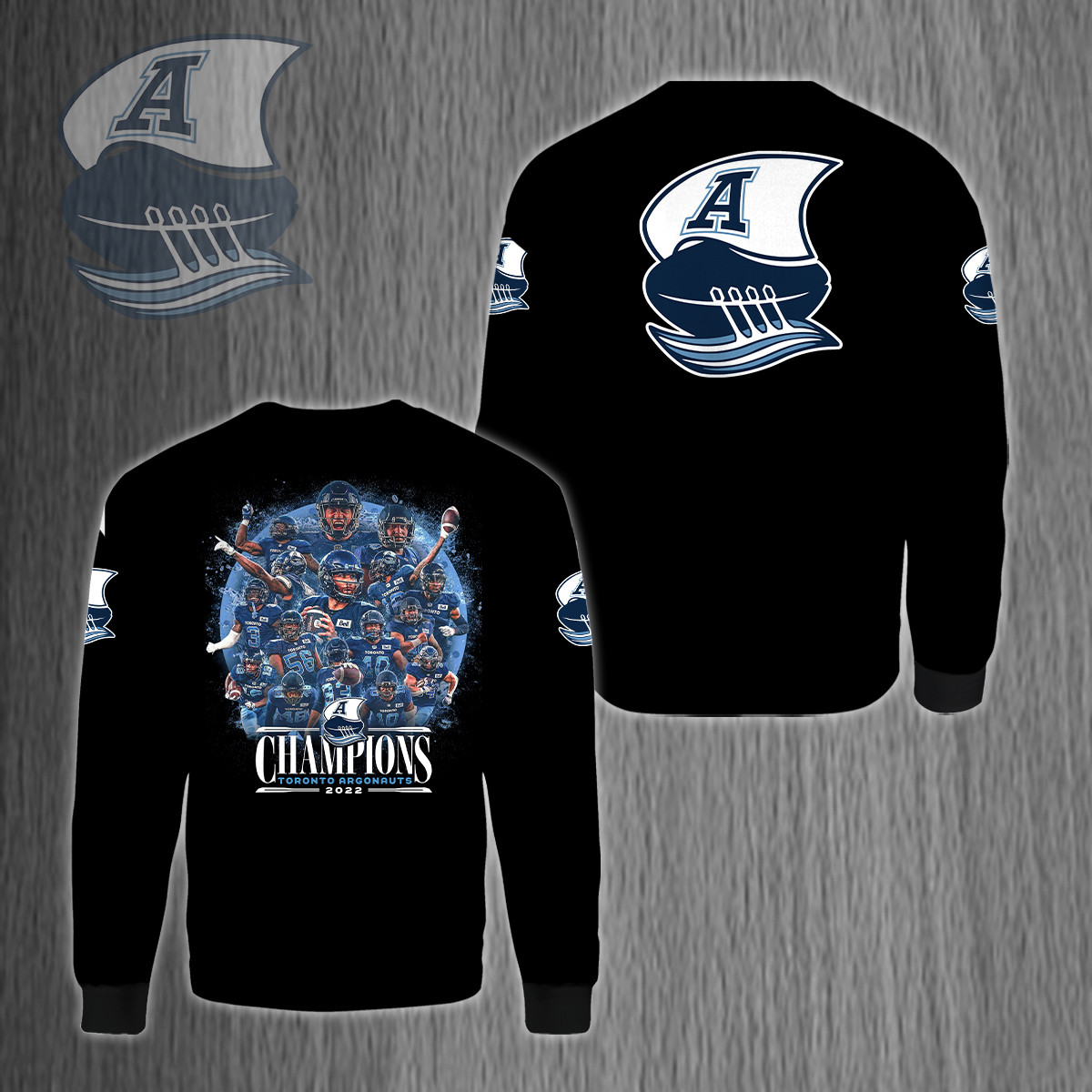 Toronto Argonauts 109 Grey Cup Champions Shirt Ver 1 - Famjoys Toronto Argonauts 109 Grey Cup Champions Shirt Ver 1 - Famjoys