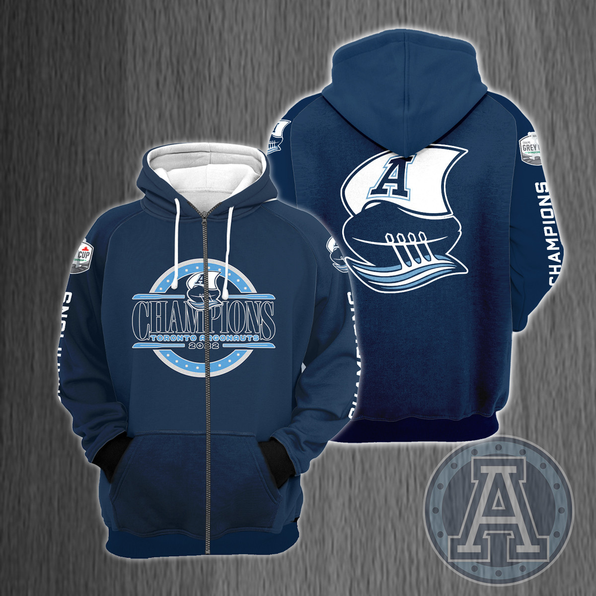 Toronto Argonauts 109 Grey Cup Champions Shirt Ver 12 - Famjoys Toronto Argonauts 109 Grey Cup Champions Shirt Ver 12 - Famjoys