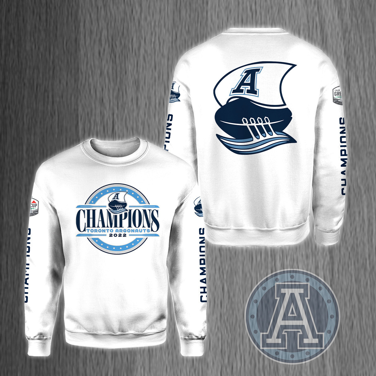 Toronto Argonauts 109 Grey Cup Champions Shirt Ver 13 - Famjoys Toronto Argonauts 109 Grey Cup Champions Shirt Ver 13 - Famjoys