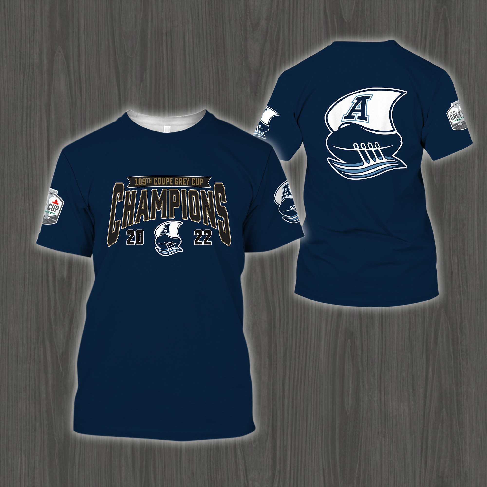 Toronto Argonauts 109 Grey Cup Champions Shirt Ver 3 - Famjoys Toronto Argonauts 109 Grey Cup Champions Shirt Ver 3 - Famjoys