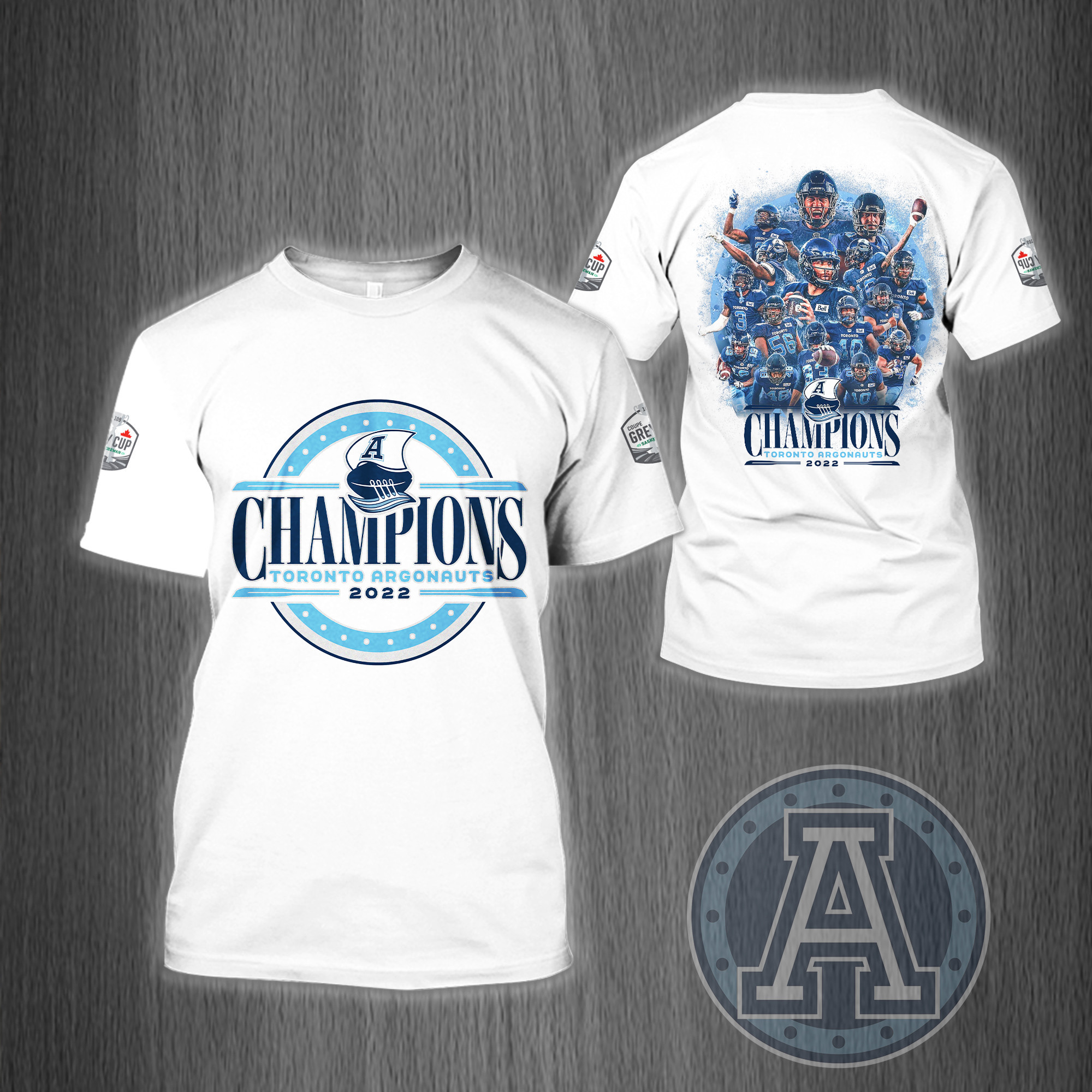 Toronto Argonauts 109 Grey Cup Champions Shirt Ver 6 - Famjoys Toronto Argonauts 109 Grey Cup Champions Shirt Ver 6 - Famjoys