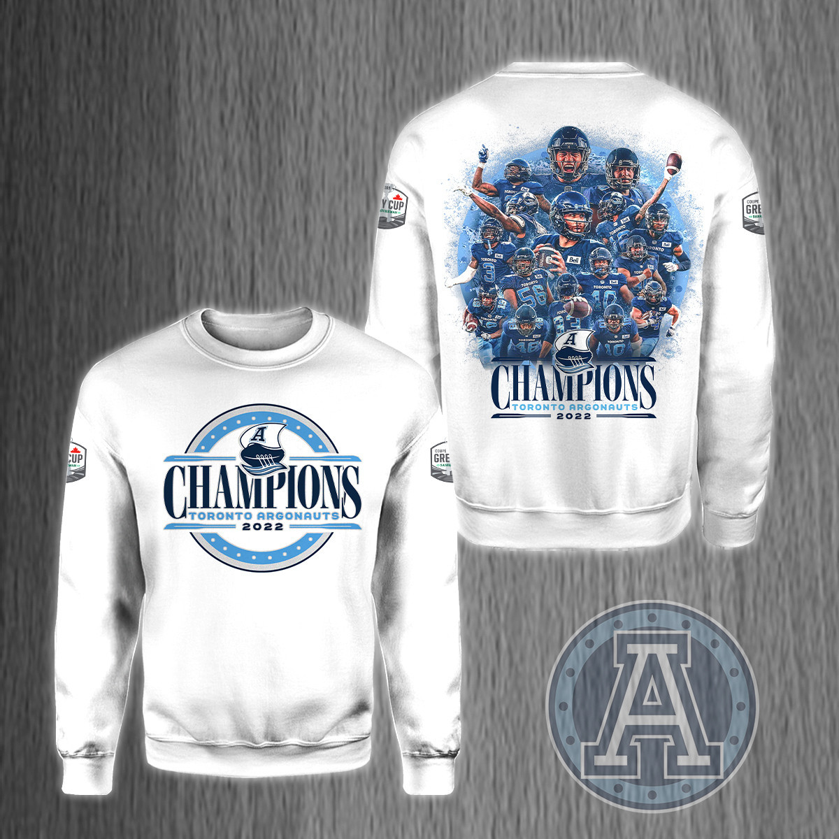 Toronto Argonauts 109 Grey Cup Champions Shirt Ver 6 - Famjoys Toronto Argonauts 109 Grey Cup Champions Shirt Ver 6 - Famjoys