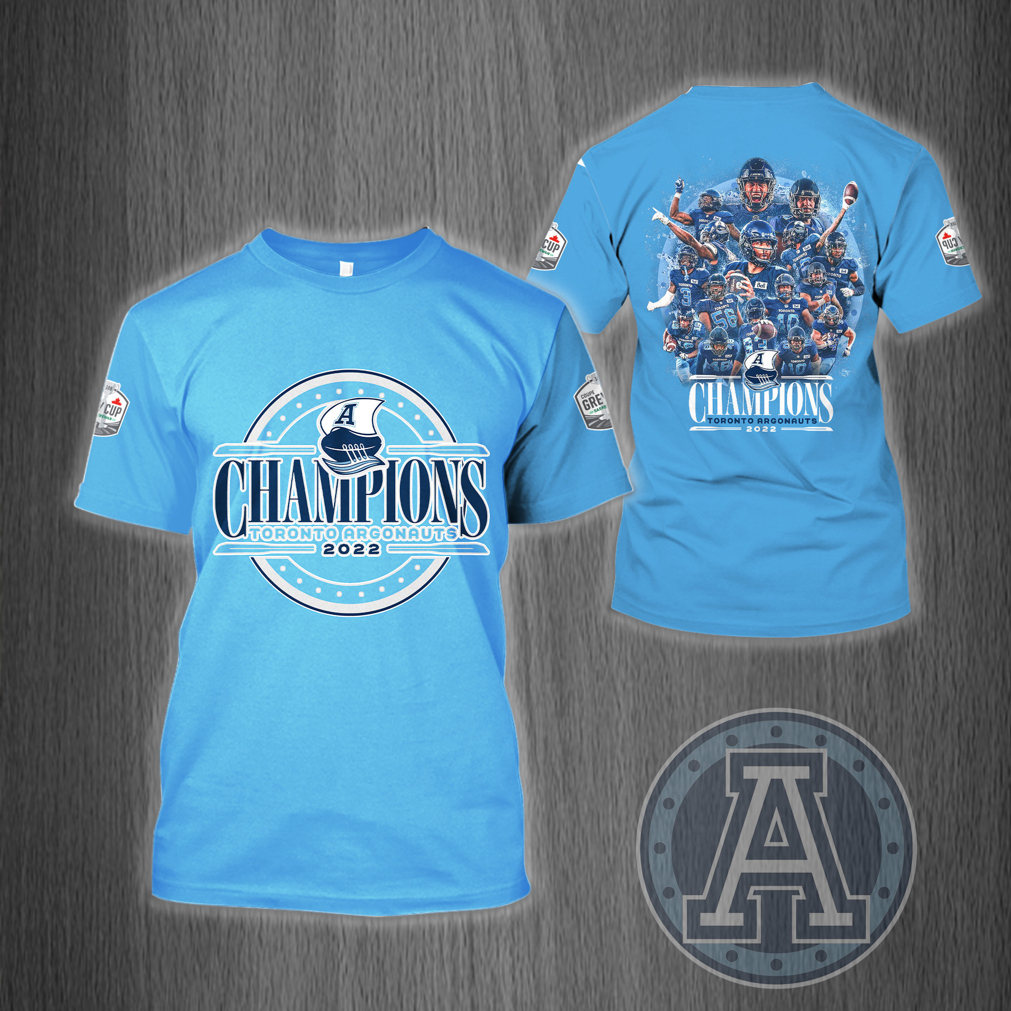 Toronto Argonauts 109 Grey Cup Champions Shirt Ver 8 - Famjoys Toronto Argonauts 109 Grey Cup Champions Shirt Ver 8 - Famjoys