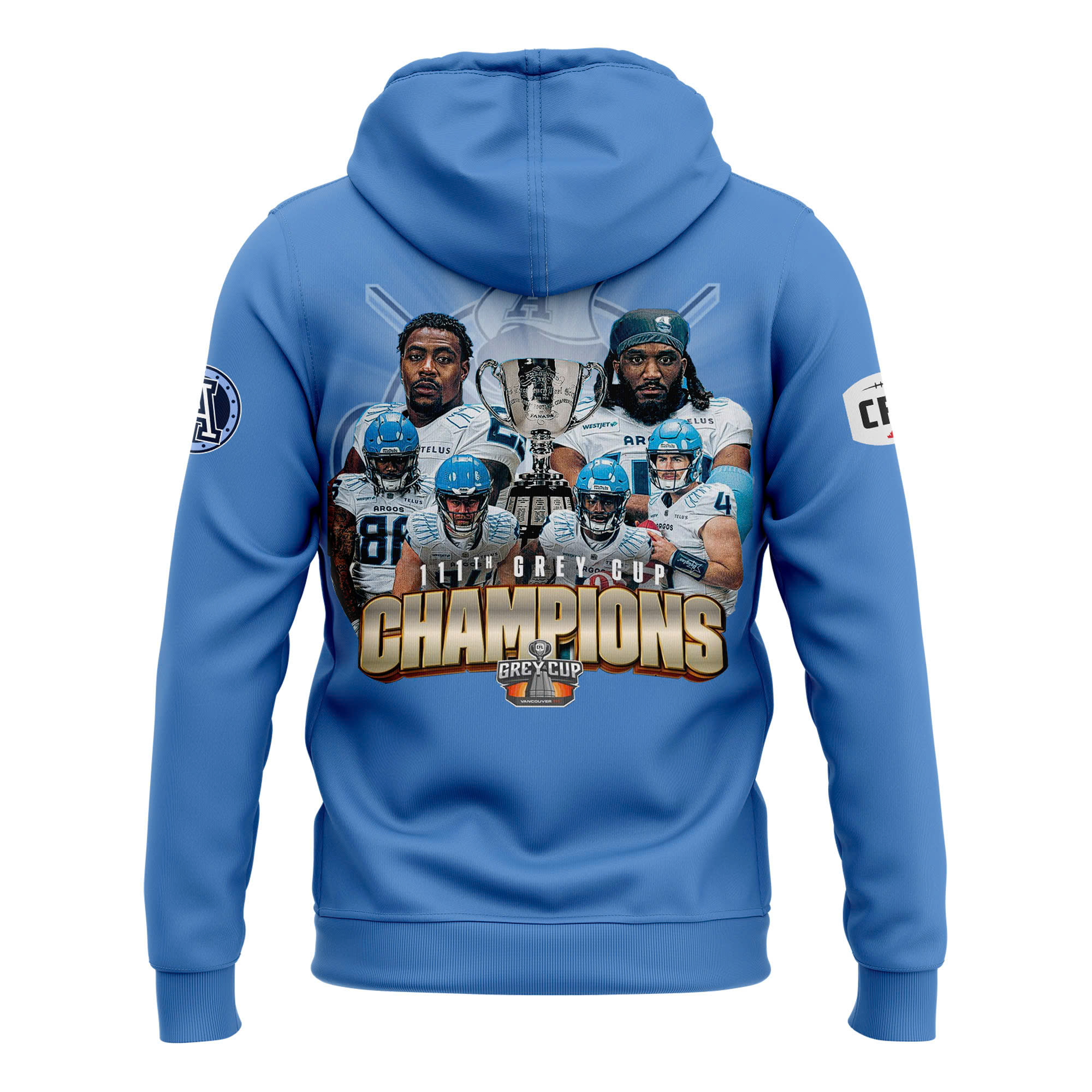 Toronto Argonauts Grey Cup Champions Hoodie - Famjoys Toronto Argonauts Grey Cup Champions Hoodie - Famjoys