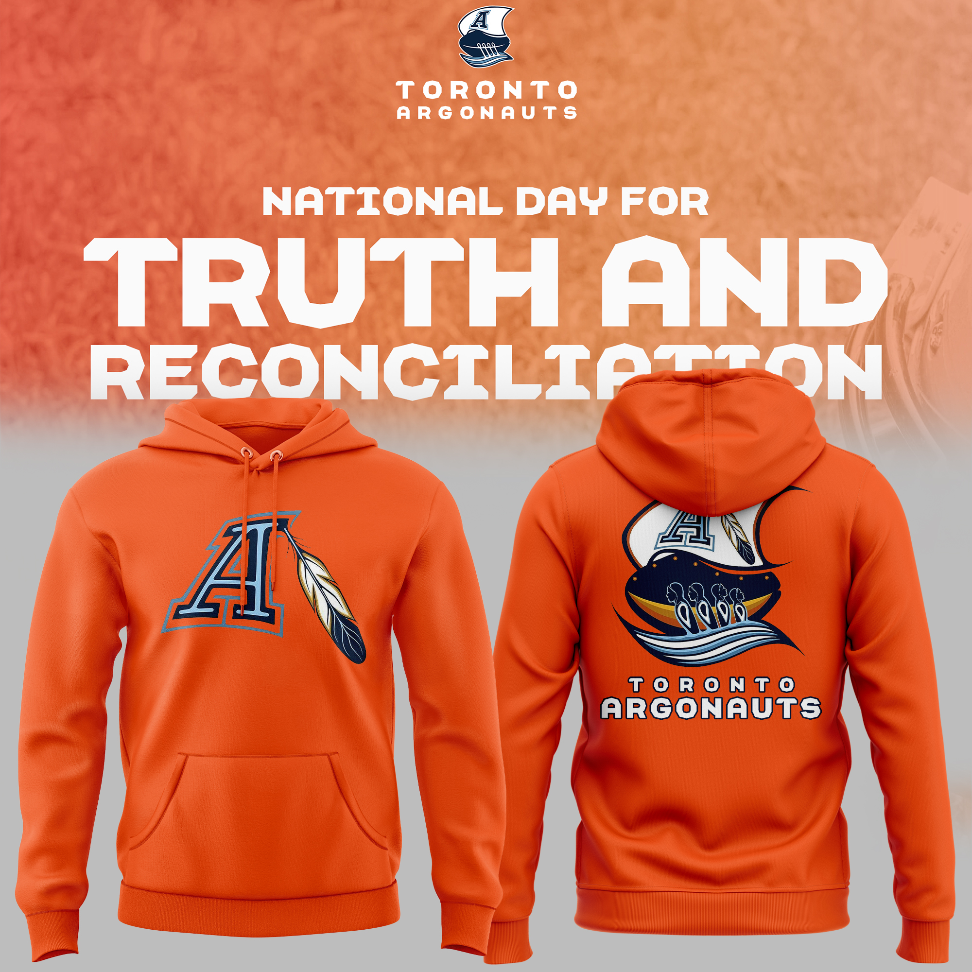 Toronto Argonauts Truth and Reconciliation Hoodie - Famjoys Toronto Argonauts Truth and Reconciliation Hoodie - Famjoys