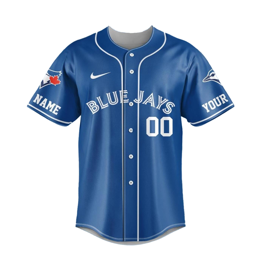 Toronto Blue Jays Baseball Jersey Custom Number And Name Trending Unisex - Famjoys Toronto Blue Jays Baseball Jersey Custom Number And Name Trending Unisex - Famjoys