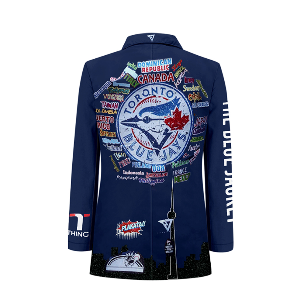 Toronto Blue Jays Blazer For Fan s - Famjoys Toronto Blue Jays Blazer For Fan s - Famjoys