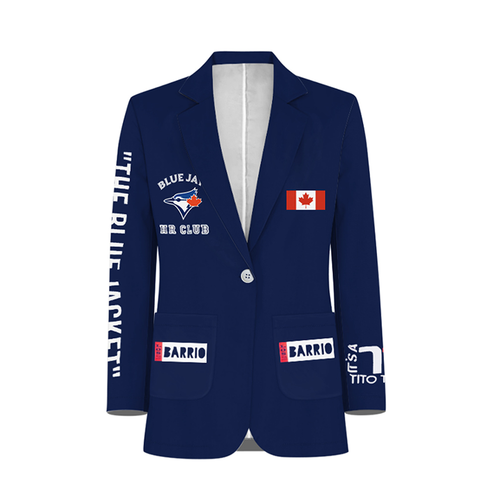 Toronto Blue Jays Blazer For Fan s - Famjoys Toronto Blue Jays Blazer For Fan s - Famjoys