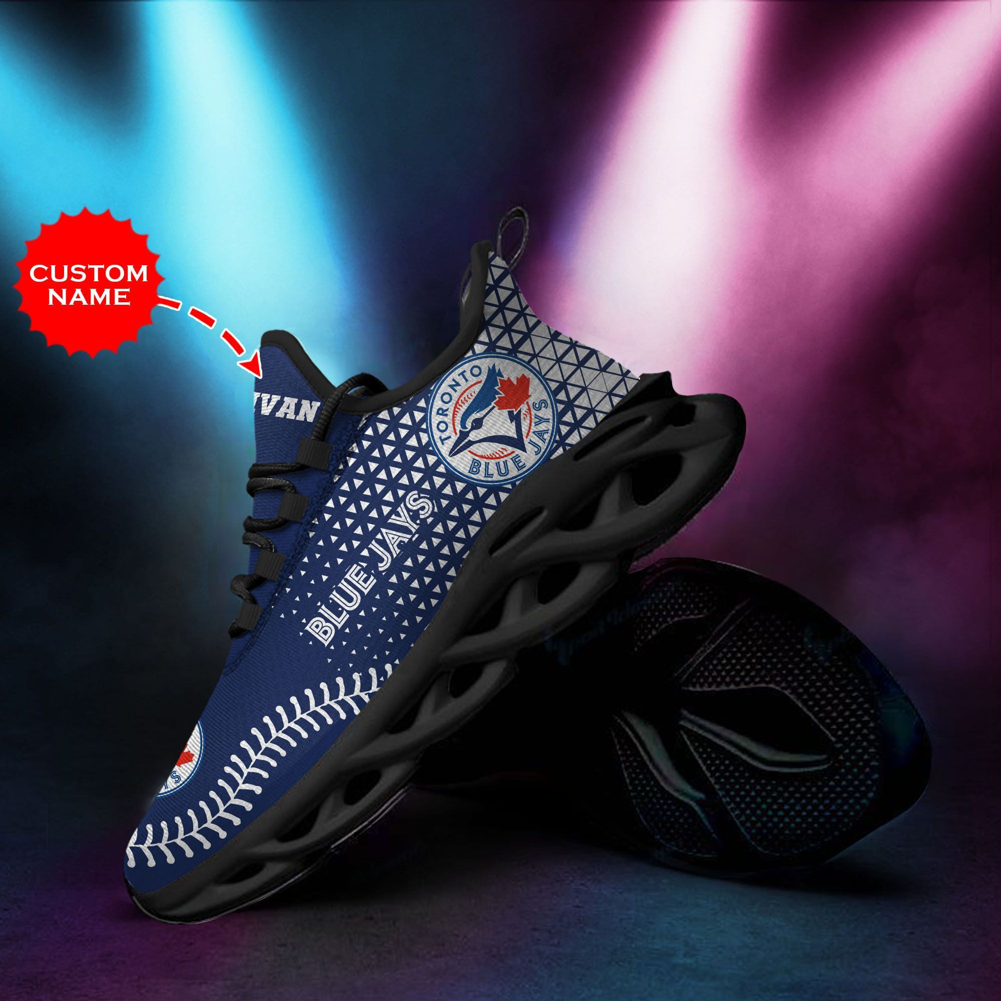 Toronto Blue Jays Custom Personalized Max Soul Sneakers Shoes - Famjoys