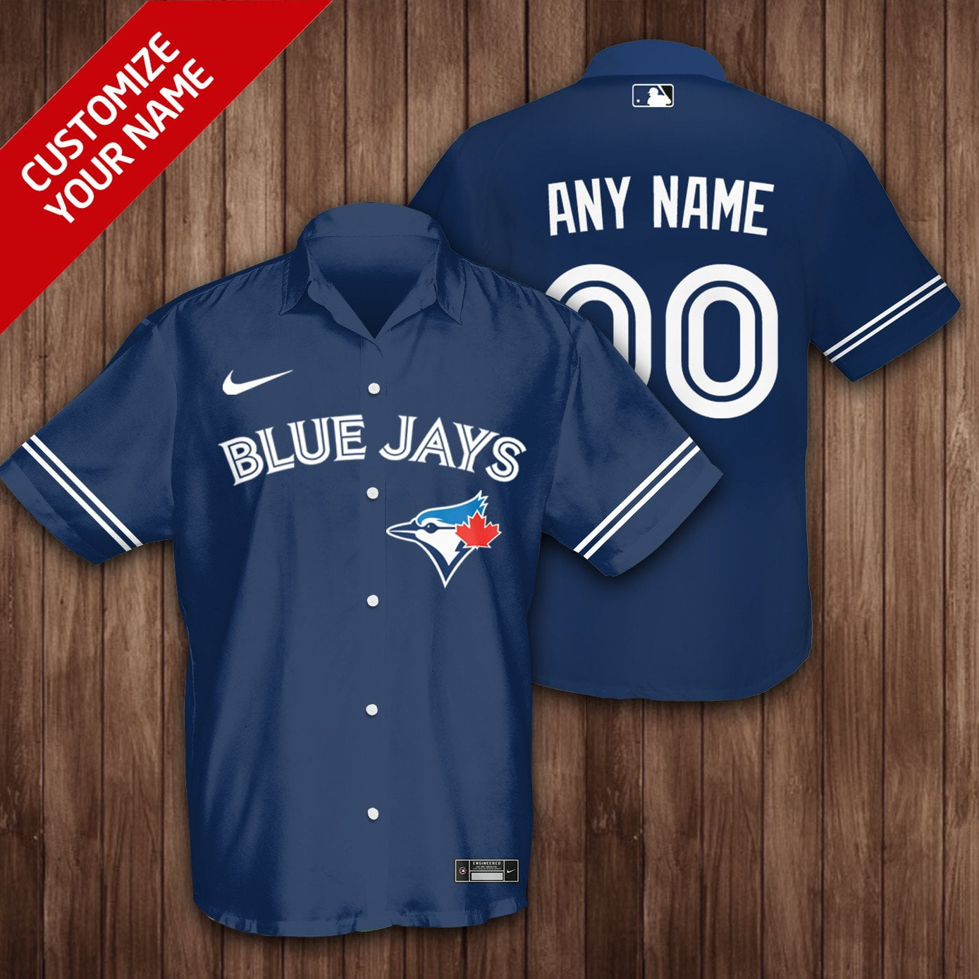 Toronto Blue Jays Hawaiian Shirt - Famjoys Toronto Blue Jays Hawaiian Shirt - Famjoys