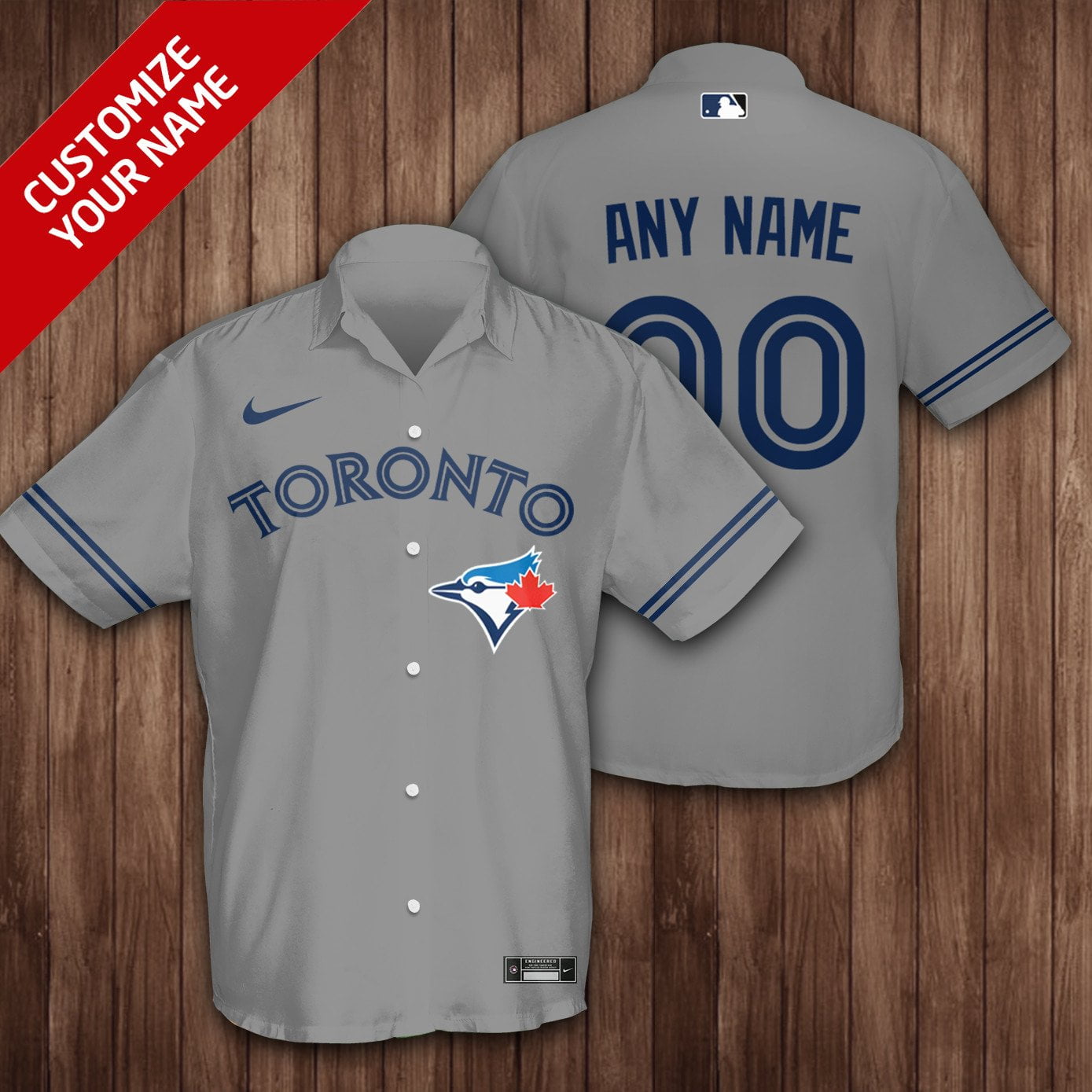 Toronto Blue Jays Hawaiian Shirt - Famjoys Toronto Blue Jays Hawaiian Shirt - Famjoys