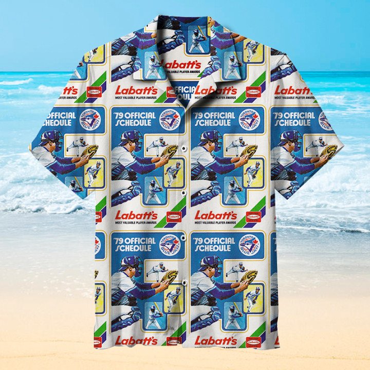 Toronto Blue Jays Hawaiian Shirt - Famjoys Toronto Blue Jays Hawaiian Shirt - Famjoys