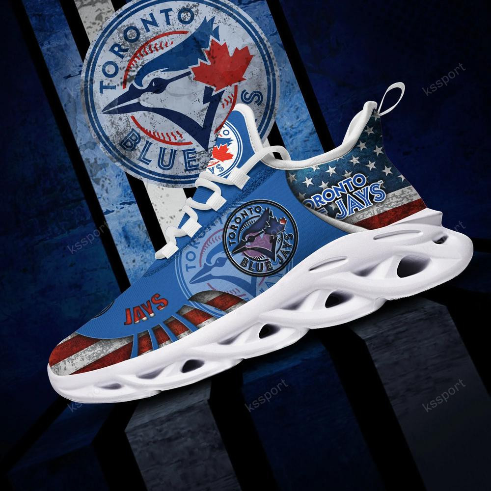 Toronto Blue Jays Max Soul Clunky Shoes - Famjoys Toronto Blue Jays Max Soul Clunky Shoes - Famjoys
