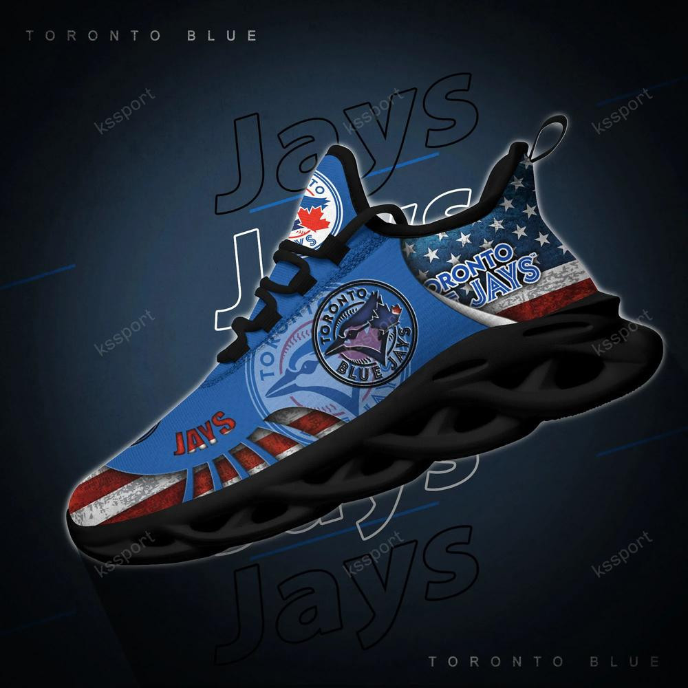 Toronto Blue Jays Max Soul Clunky Shoes - Famjoys Toronto Blue Jays Max Soul Clunky Shoes - Famjoys