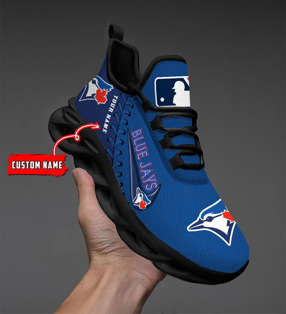 Toronto Blue Jays-Max Soul Shoes Custom Name Perfect Gift-SP23032444ID07 - Famjoys Toronto Blue Jays-Max Soul Shoes Custom Name Perfect Gift-SP23032444ID07 - Famjoys