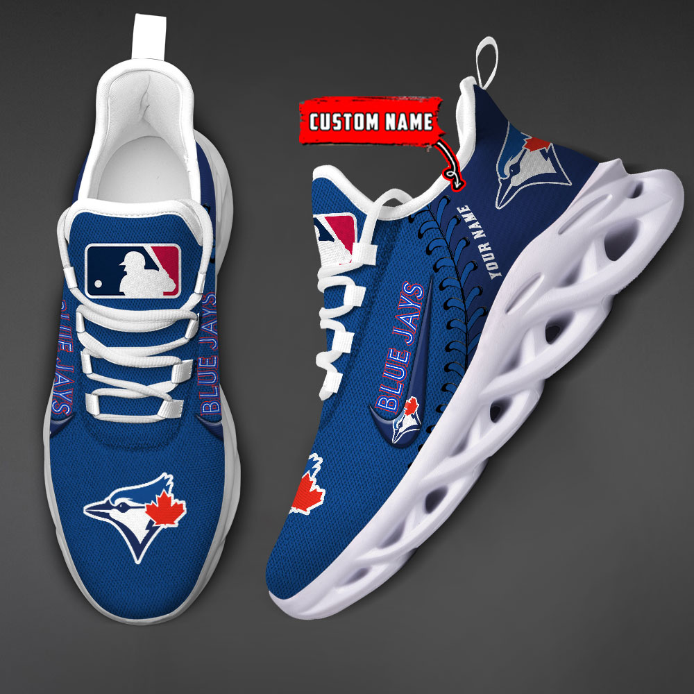 Toronto Blue Jays-Max Soul Shoes Custom Name Perfect Gift-SP23032444ID07 - Famjoys Toronto Blue Jays-Max Soul Shoes Custom Name Perfect Gift-SP23032444ID07 - Famjoys