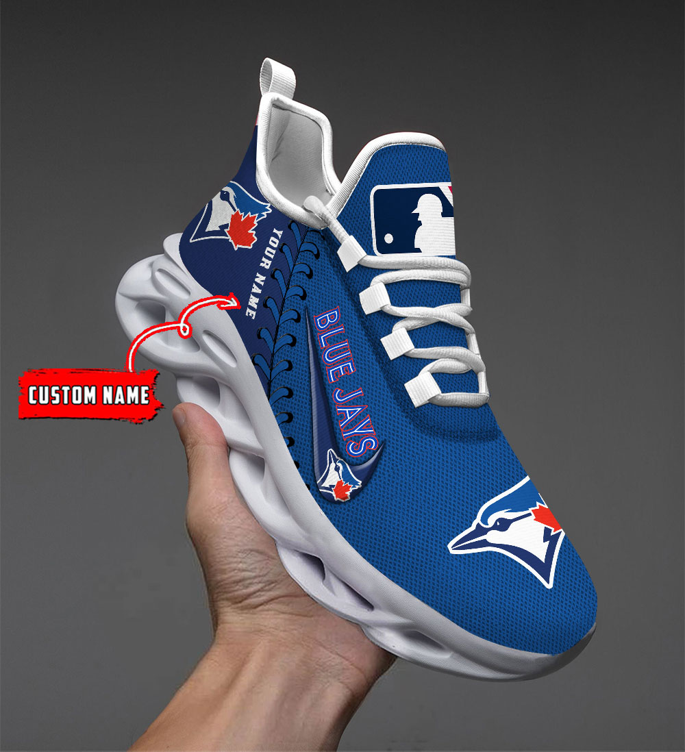 Toronto Blue Jays-Max Soul Shoes Custom Name Perfect Gift-SP23032444ID07 - Famjoys Toronto Blue Jays-Max Soul Shoes Custom Name Perfect Gift-SP23032444ID07 - Famjoys