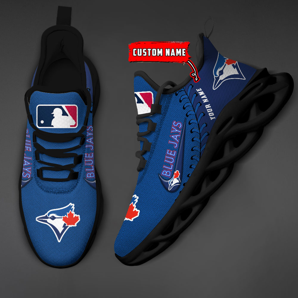 Toronto Blue Jays-Max Soul Shoes Custom Name Perfect Gift-SP23032444ID07 - Famjoys Toronto Blue Jays-Max Soul Shoes Custom Name Perfect Gift-SP23032444ID07 - Famjoys