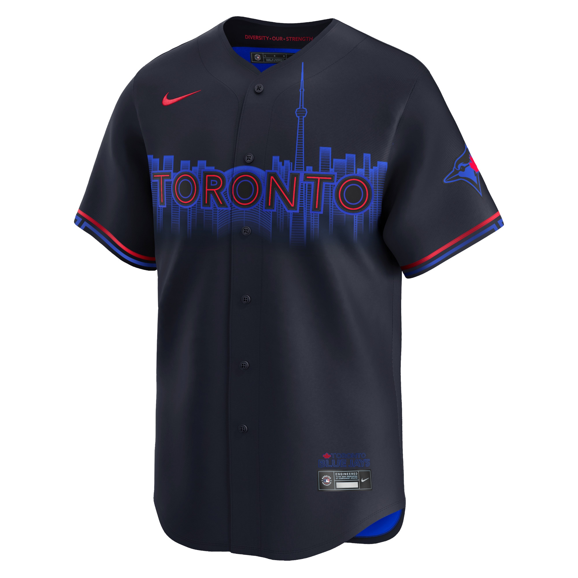 Toronto Blue Jays Navy City Connect Limited Jersey Custom Name Number - Famjoys Toronto Blue Jays Navy City Connect Limited Jersey Custom Name Number - Famjoys