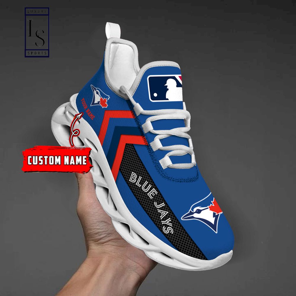Toronto Blue Jays Personalized Max Soul Shoes - Famjoys Toronto Blue Jays Personalized Max Soul Shoes - Famjoys