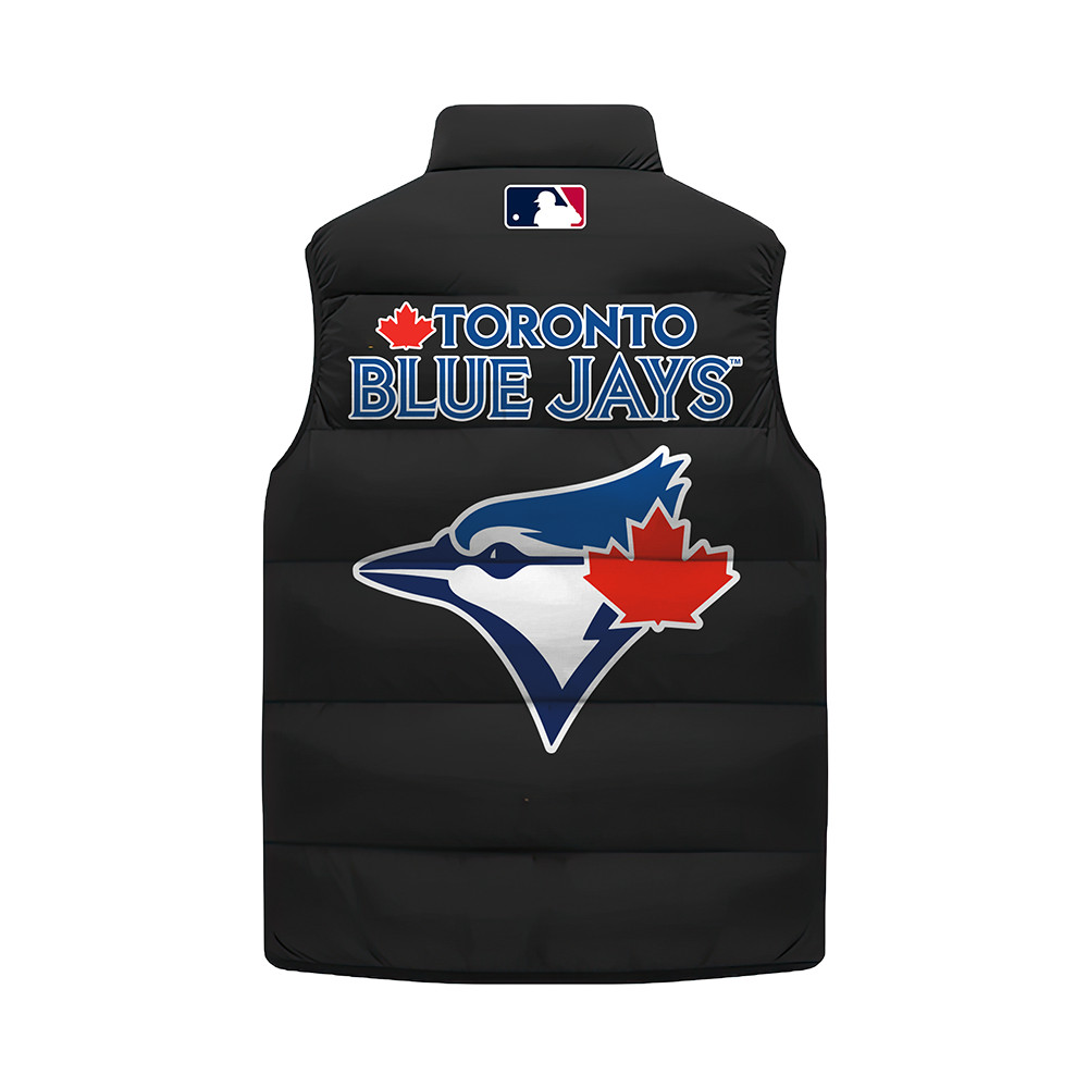 Toronto Blue Jays Sleeveless Jacket Hoodie - Famjoys Toronto Blue Jays Sleeveless Jacket Hoodie - Famjoys