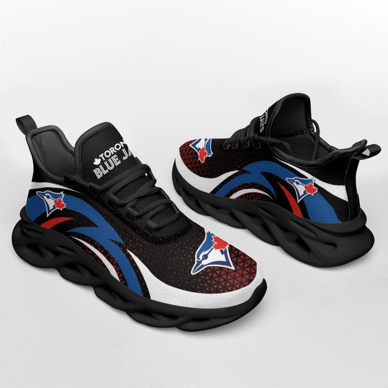 Toronto Blue Jays Triangle Abstract Pattern Max Soul Shoes NEW054561 - Famjoys Toronto Blue Jays Triangle Abstract Pattern Max Soul Shoes NEW054561 - Famjoys