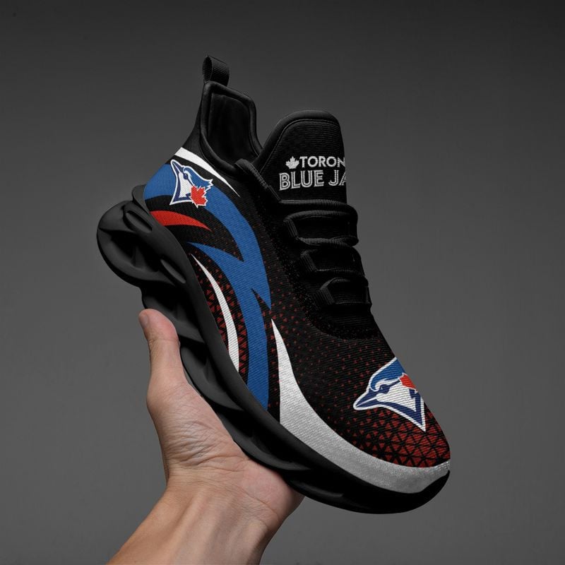 Toronto Blue Jays Triangle Abstract Pattern Max Soul Shoes NEW054561 - Famjoys Toronto Blue Jays Triangle Abstract Pattern Max Soul Shoes NEW054561 - Famjoys