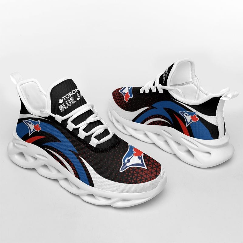 Toronto Blue Jays Triangle Abstract Pattern Max Soul Shoes NEW054561 - Famjoys Toronto Blue Jays Triangle Abstract Pattern Max Soul Shoes NEW054561 - Famjoys