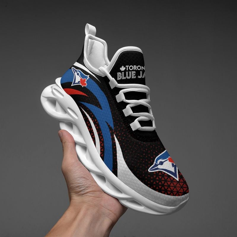 Toronto Blue Jays Triangle Abstract Pattern Max Soul Shoes NEW054561 - Famjoys Toronto Blue Jays Triangle Abstract Pattern Max Soul Shoes NEW054561 - Famjoys