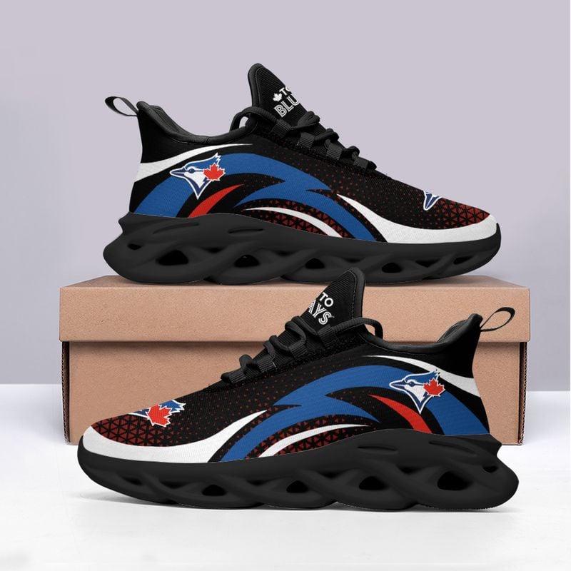 Toronto Blue Jays Triangle Abstract Pattern Max Soul Shoes NEW054561 - Famjoys Toronto Blue Jays Triangle Abstract Pattern Max Soul Shoes NEW054561 - Famjoys