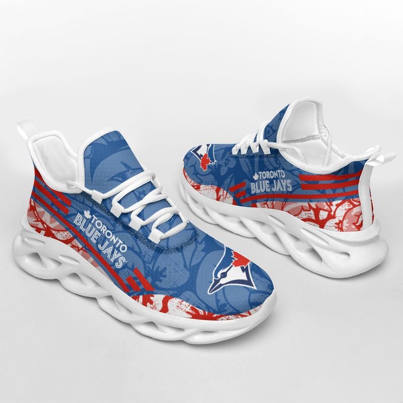 Toronto Blue Jays Tropical Flowers Max Soul Shoes NLA066161 - Famjoys Toronto Blue Jays Tropical Flowers Max Soul Shoes NLA066161 - Famjoys